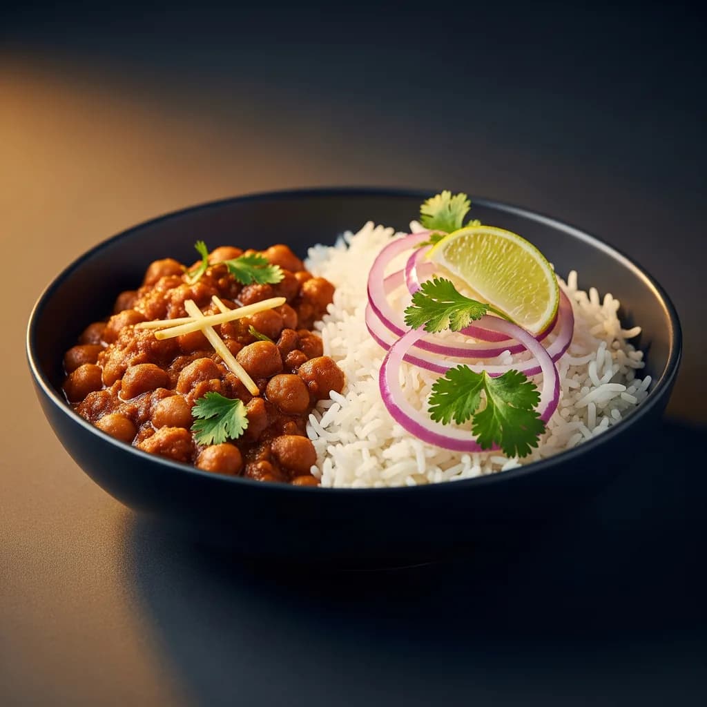 Chole Rice Bowl