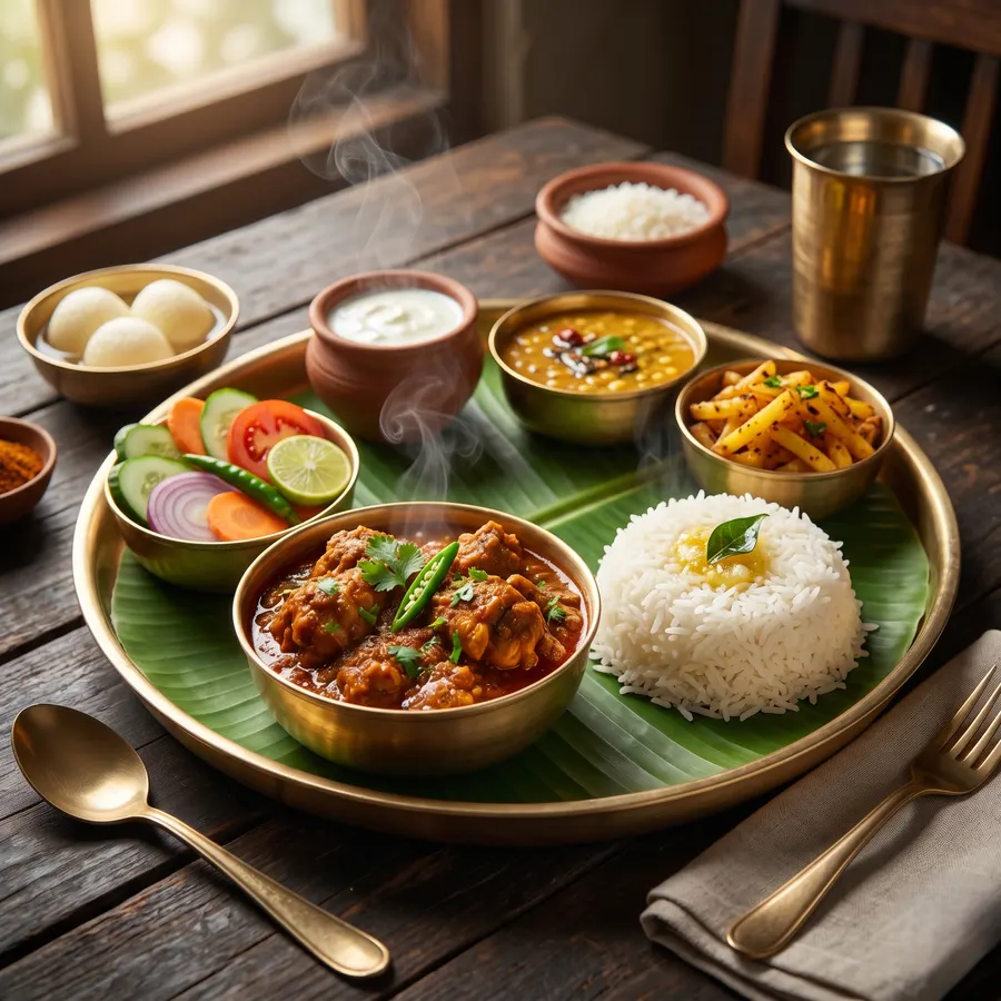 Chicken Thali