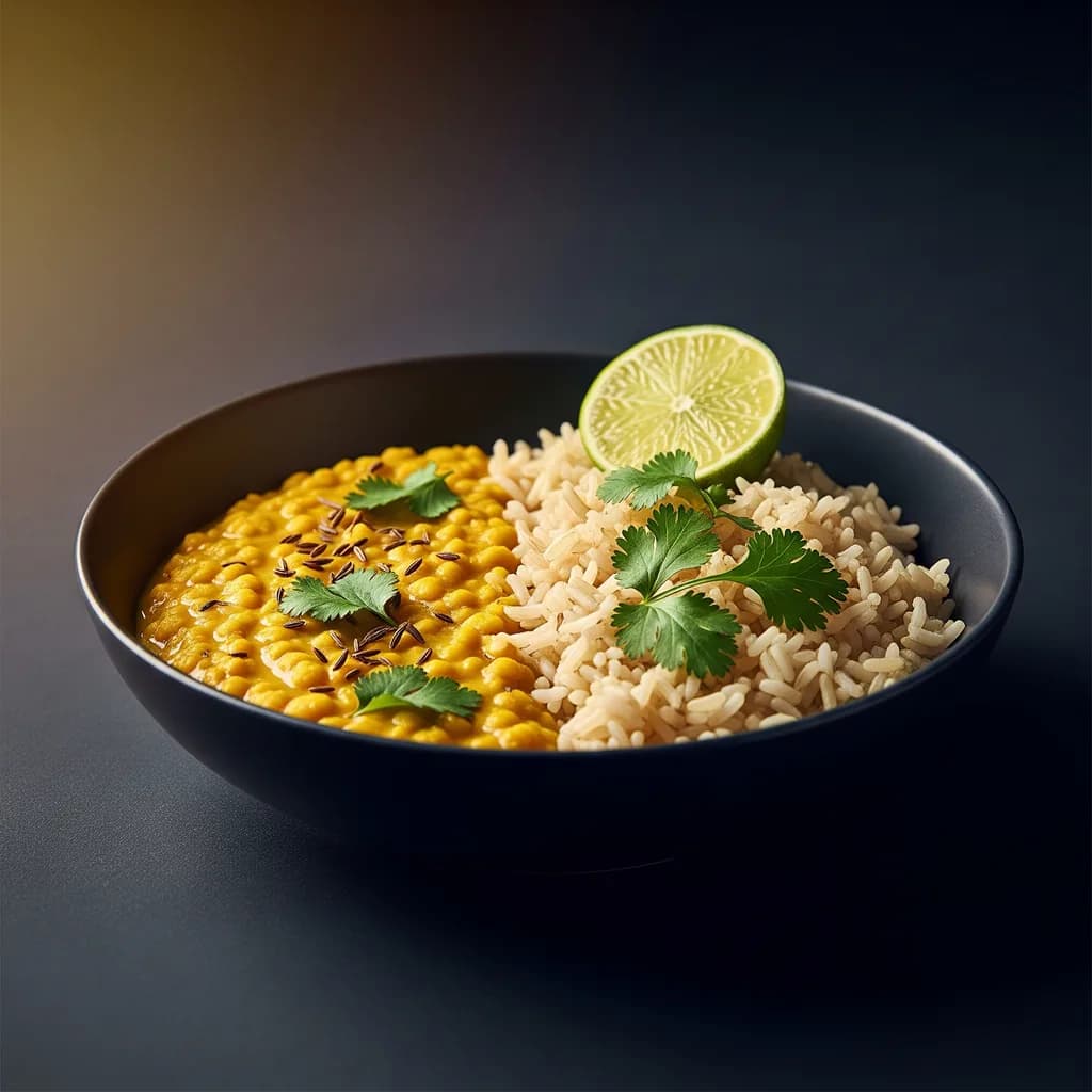 Dal + Brown Rice