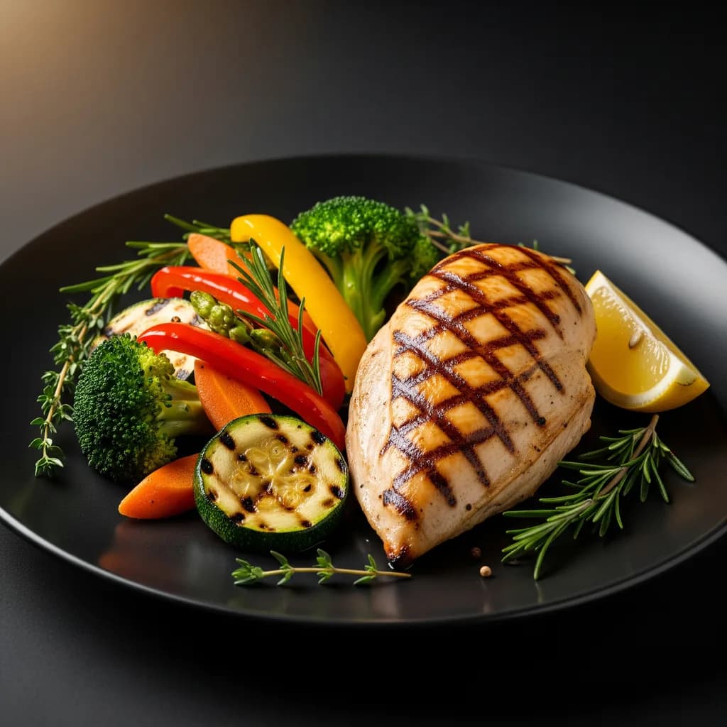 Grilled Chicken & Veggies