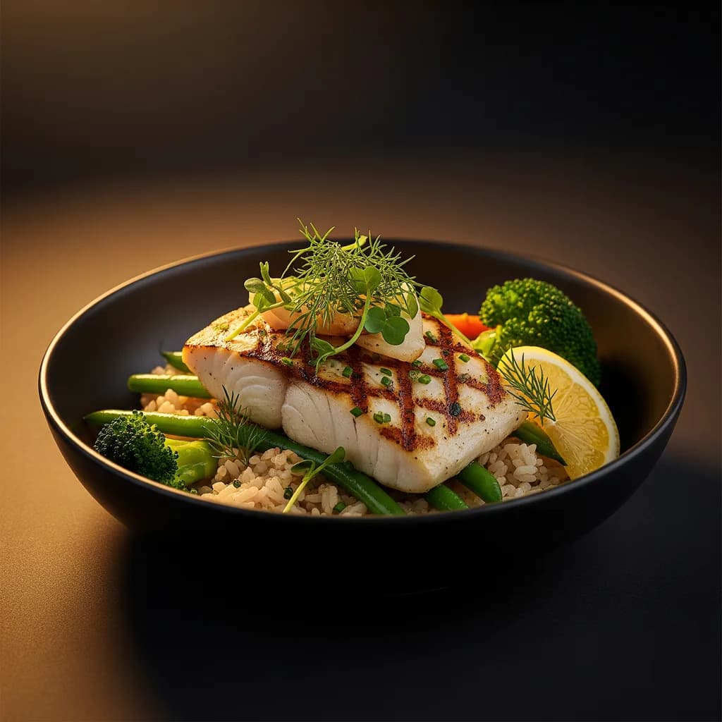 Grilled Fish Bowl