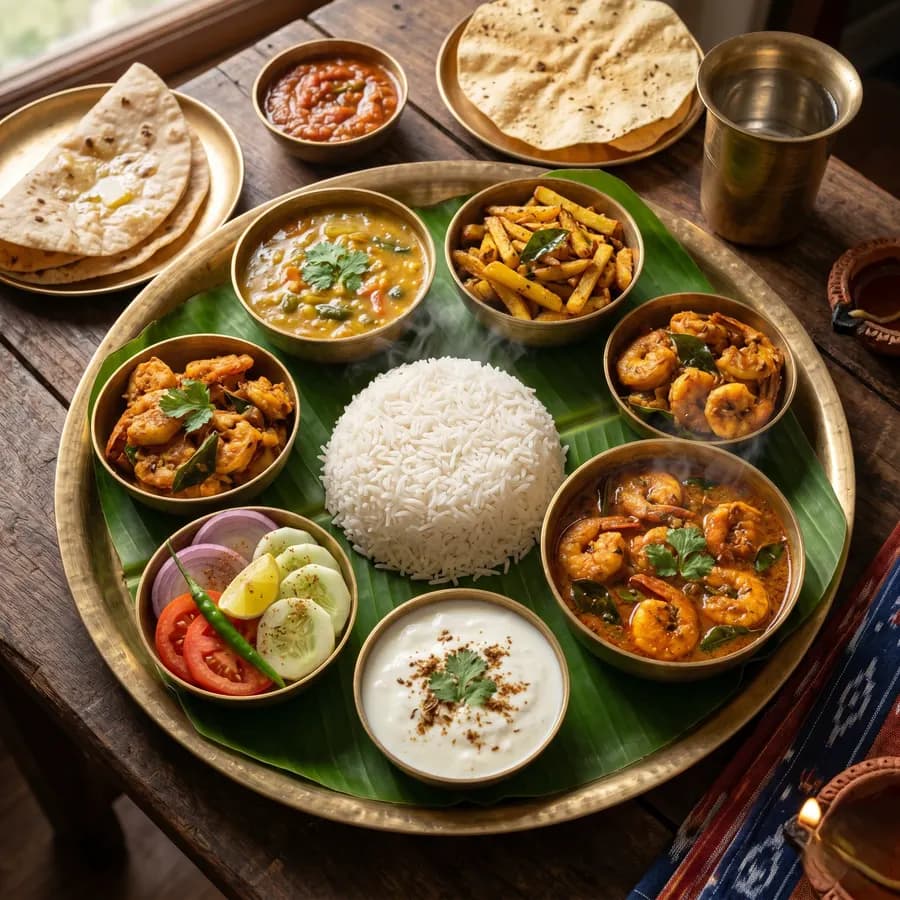 Prawn Thali