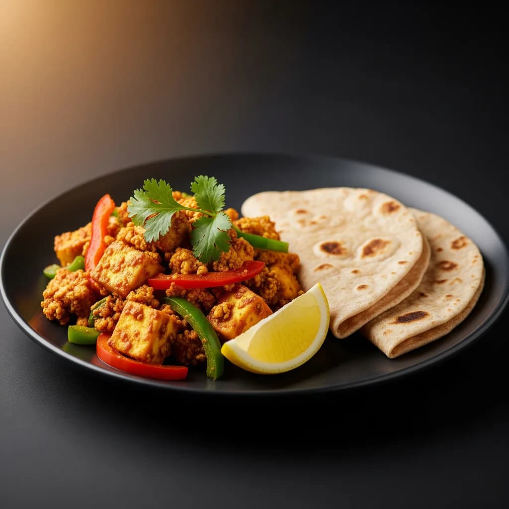 Paneer Bhurji + Roti