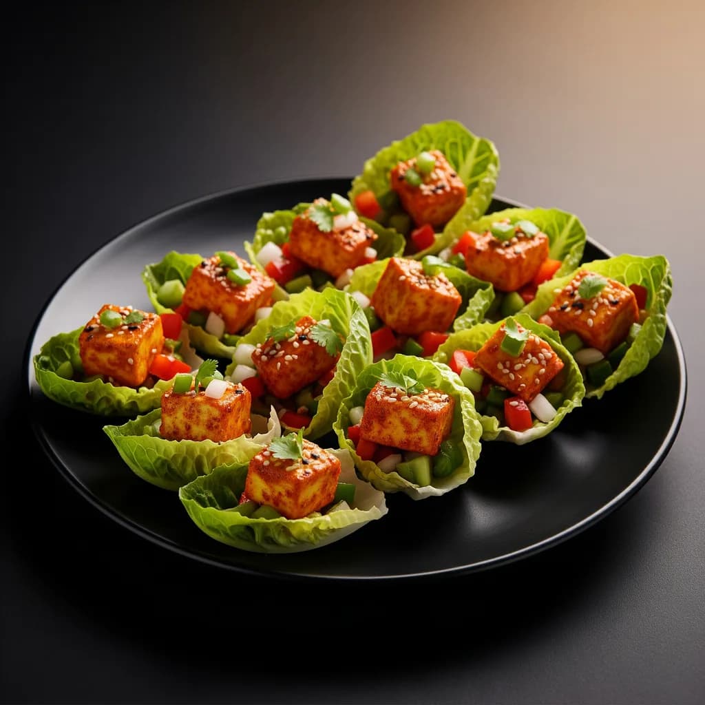 Paneer Lettuce Wraps