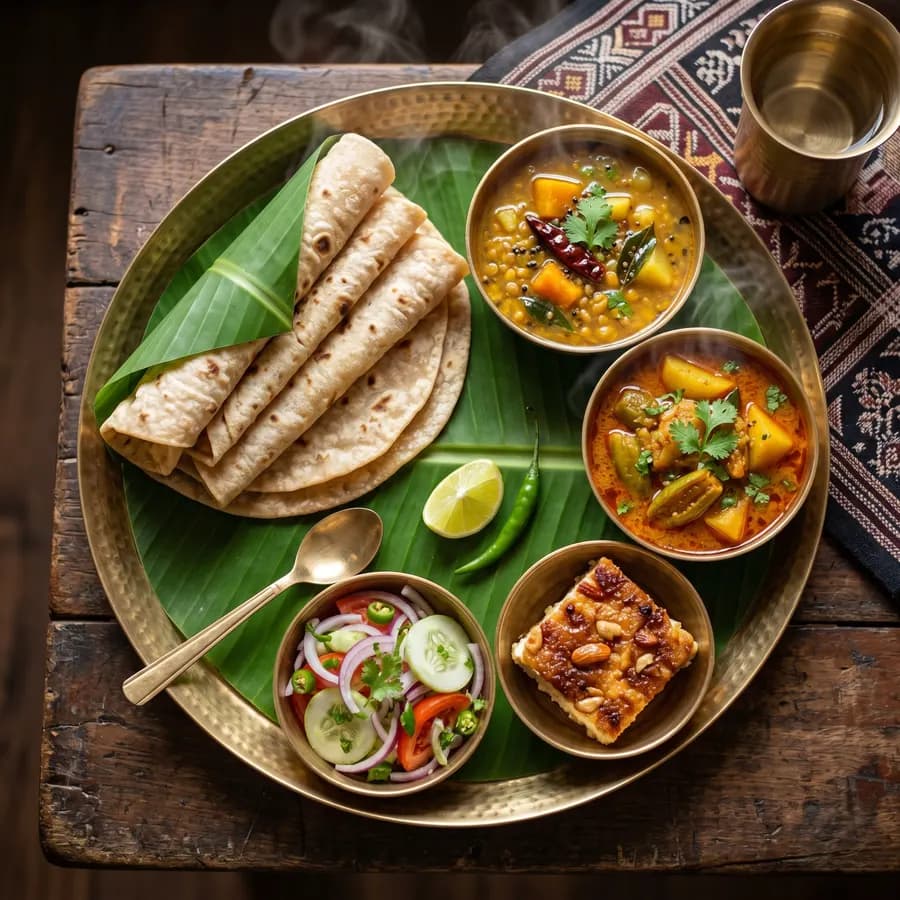 Roti-Sabzi Combo (Veg)