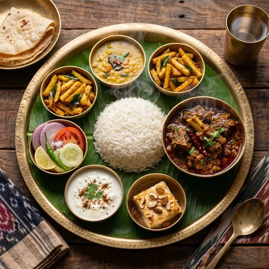 Mutton Thali