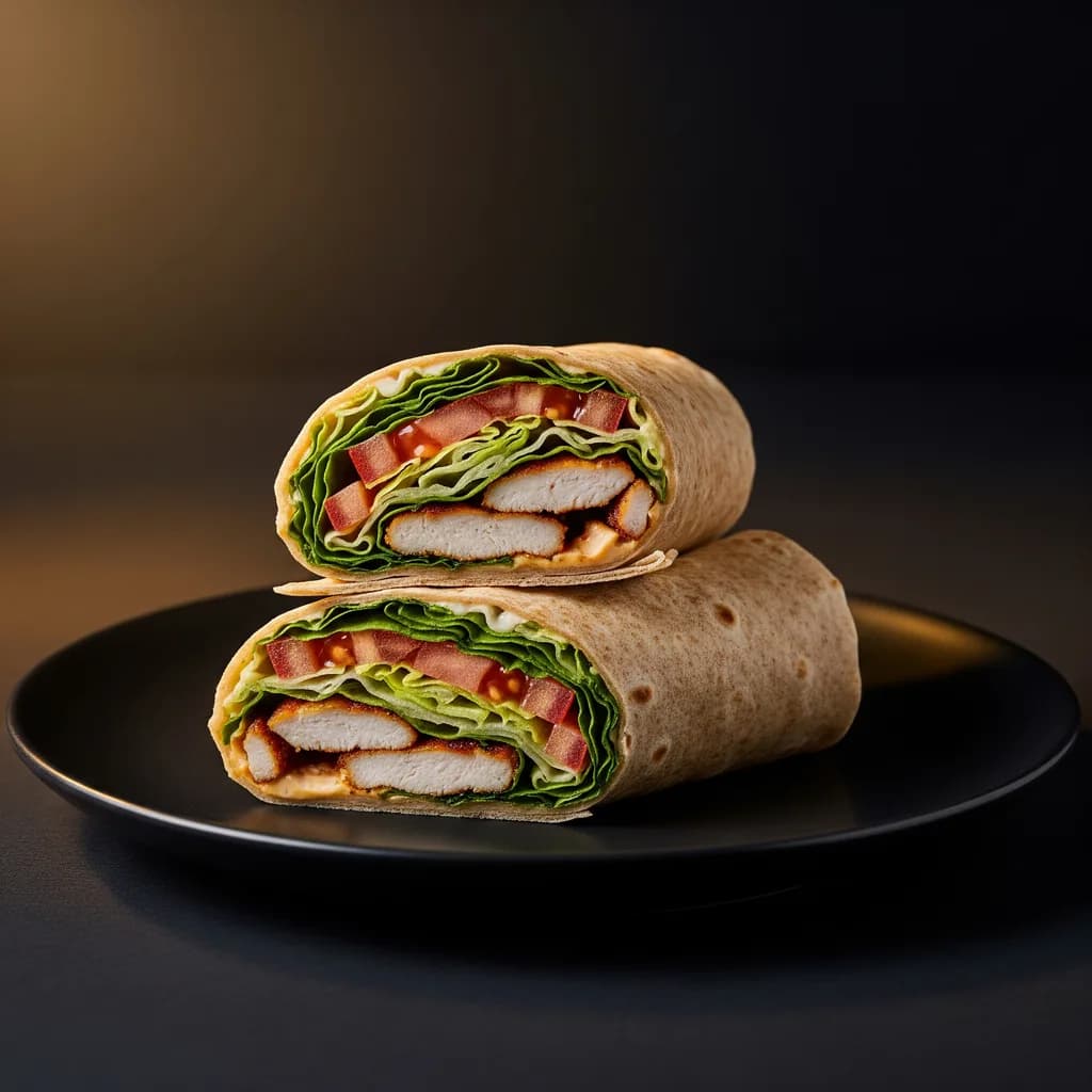 Whole Wheat Chicken Wrap